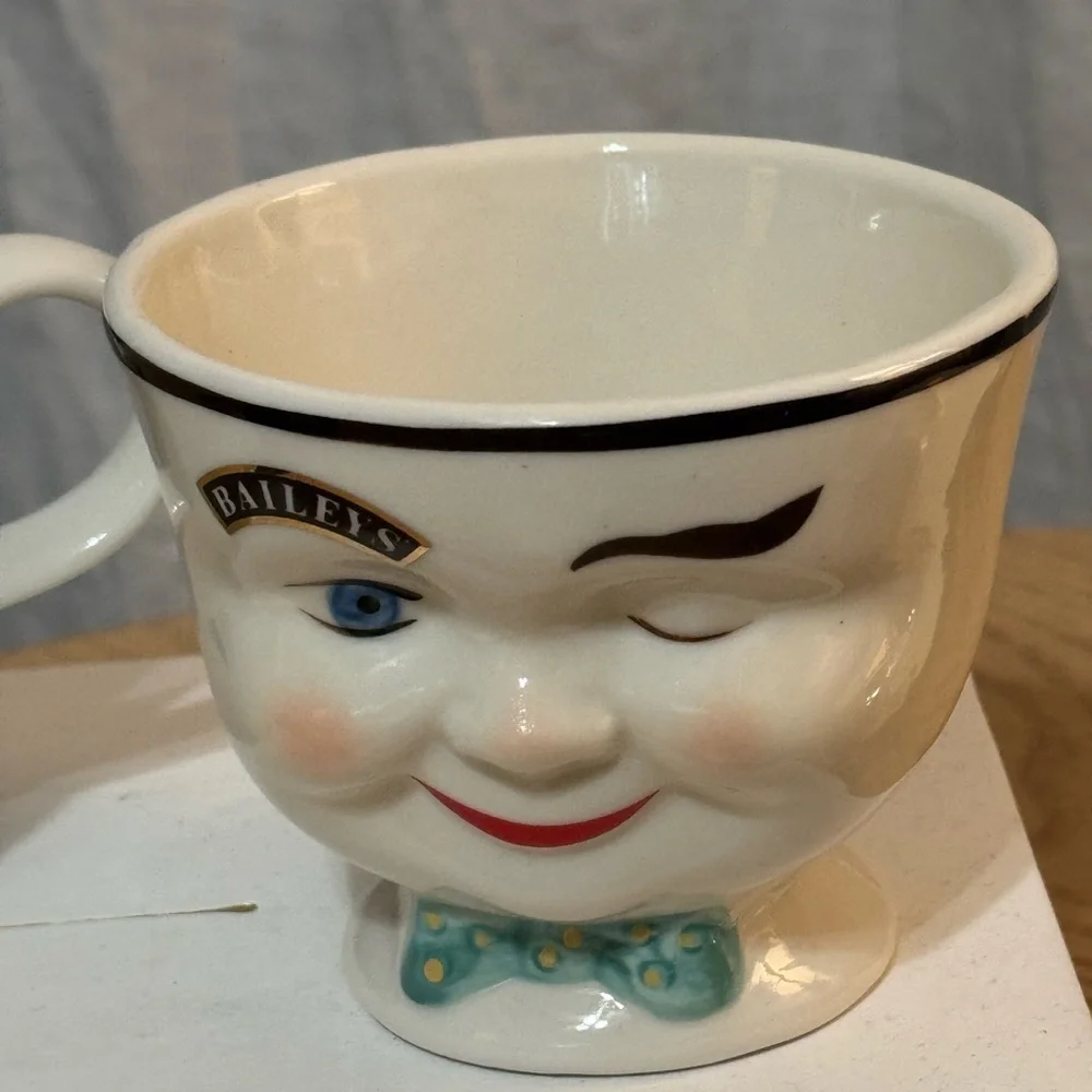 BAILEYS Vintage 90’s Creamer & Sugar Bowl Set‎ Tea Coffee Spiked Bar Cart Liquor